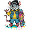 Rat Skater Sewer Crew