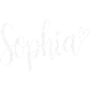 Sophia Name Font Heart