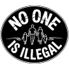 No Human Illegal - Refugees welcome