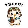 Take Off Penguin Pilot