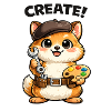 Kitten Artist Creative Workshop