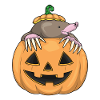 Mole Halloween Pumpkin