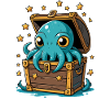 Oktopus im Sternenschatz