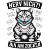Courage Not I Gaming Cat Design