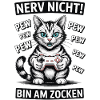 Courage Not I Gaming Cat Design