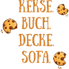 Cookies Book Blanket Sofa