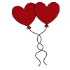 Cadeau rouge de la Saint-Valentin