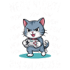 Courage Not I Gaming Cat Design