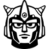 Doomforge Roboter Gesichtshelm