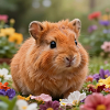 Flowery hamster dream