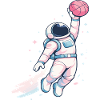 Cosmic Hoop Astronaut