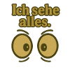 Ich sehe alles Augenprint