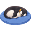 Cute Cartoon Penguin Sleeping Cuddling