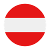 Austria round flag
