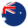 Australian flag round