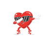 Six Seven Bruh Heart Cartoon