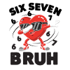Valentines Day Six Seven Bruh Dab Heart Meme gifts