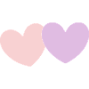 Heart pastel gift Valentine's Day