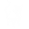 Katzen Silhouette mit Kleeblatt
