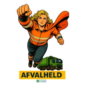 Afvalheld vrouw