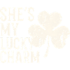 She's My Lucky Charm Clover Design