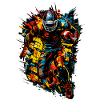 American Football Runner – Power Action Art