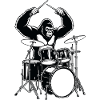 Drummer Gorilla - drums