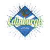 Edinburgh Capital of Scotland with bagpipes
