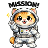 Mission Cat Astronaut