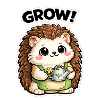 Kawaii Garden Hedgehog Grow!