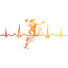 Handball Illustration für Handball fuer Frauen
