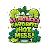 St. Patricks Lieblings-Hot-Mess-Drink-Design