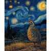 Quail Van Gogh