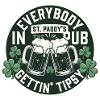 Alle werden beschwipst St. Patrick's Pub