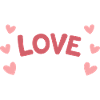 LOVE Pastel and Playful Hearts