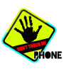 Hand away! No phone touch