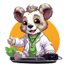 Tech-Koala Creator in retro look