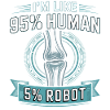 95% human, 5% robot