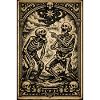 Skeleton Serenade Under Stars