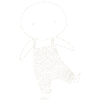 Tiny Doodle in Overalls