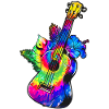 Hawaiian Ukulele Uke Tie Dye