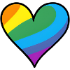 Rainbow Heart Pride Print