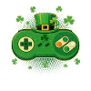 Irish Video Game Controller St Pats