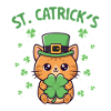 St. Catrick's Day irischer Katzenliebhaber