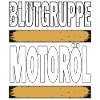 Blutgruppe Motoröl Schrauber Design