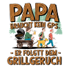 Papà non ha bisogno del GPS, segue l'odore della griglia