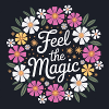 Feel the Magic Flower Wreath