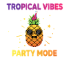 Tropical Vibes Party Pineapple