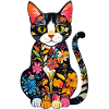 Blütenkatze Farbexplosion