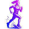 Modern Running Artwork